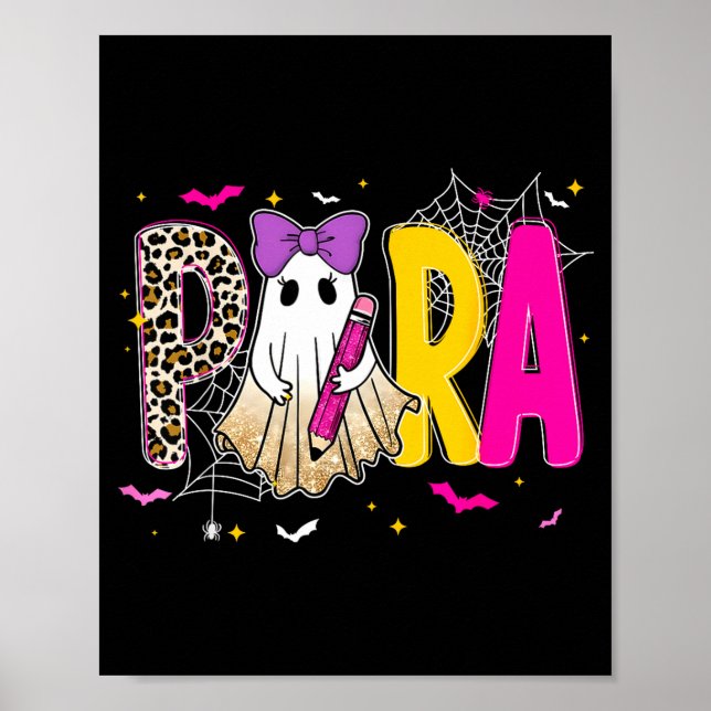 Poster Professor de Halloween Assustador Para Conselheiro (Frente)