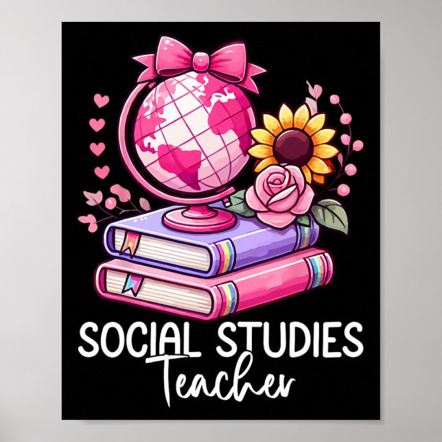 Poster Professor de História de Estudos Sociais Globo Ter (Frente)