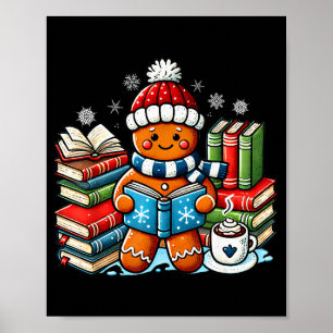 Poster Professor de Leitura de Pão de Mel Biblioteca Infa