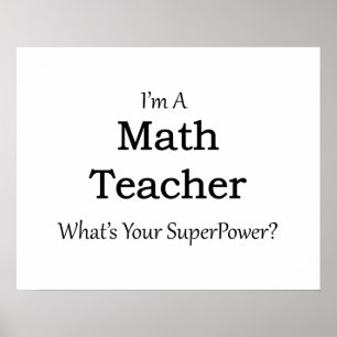 Pôster Professor de matemática