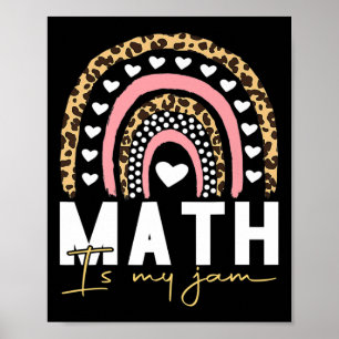 Poster Professor de Matemática - A Matemática é Minha Pai