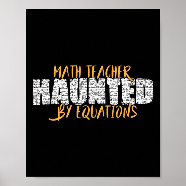 Poster Professor de Matemática Amante da Matemática Assus (Frente)