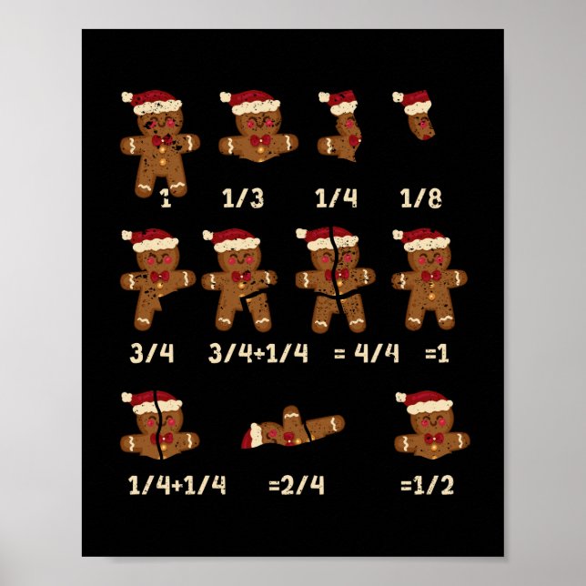 Poster Professor de Matemática de Natal Fratura Gingercak (Frente)