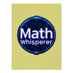 Pôster Professor de Matemática Mago da Matemática