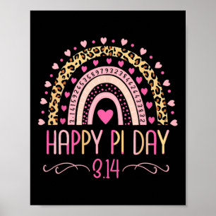 Poster Professor De Matemática Pi Day Espiral Pi 3.14 Leo