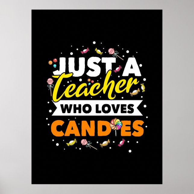 Poster Professor de presentes | Apenas Um Professor Que A (Frente)