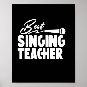 Poster Professor de presentes   Melhor Professora Cantora