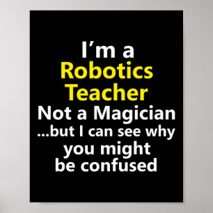 Poster Professor de Robótica Instrutor de Carreira Escola
