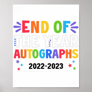 Poster Professor Do Ano Autografa 2023 No Dia Passado Aut