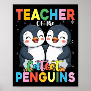 Poster Professor Dos Pinguins Mais Fofos Camisa Divertida