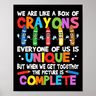 Poster Professor Engraçado Somos Como Uma Caixa De Giz de