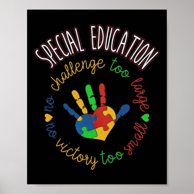 Poster Professor Especial De Educação E Autismo (Frente)