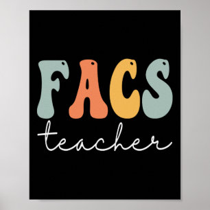 Poster Professor FACS Retro Groovage Vintage Feliz Primei