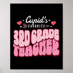 Poster Professor Favorito do Cupido da 3ª Série no Dia do