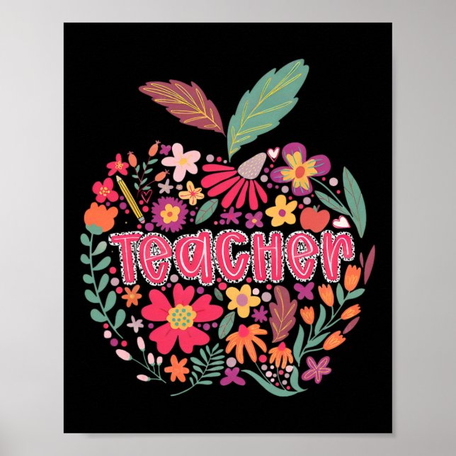 Poster Professor Flor Silvestre Feliz Primeiro Dia De Vol (Frente)