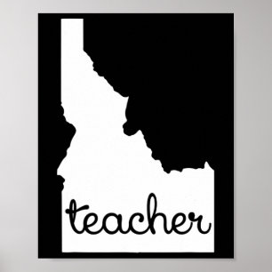 Poster Professor Idaho Outing Dif Legal Contador Motivaci