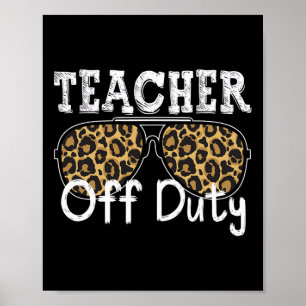 Poster Professor legal Desligado Lugares Leopardo De Volt