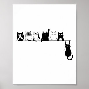 Poster Professor Meme de 67 Gatos Engraçados