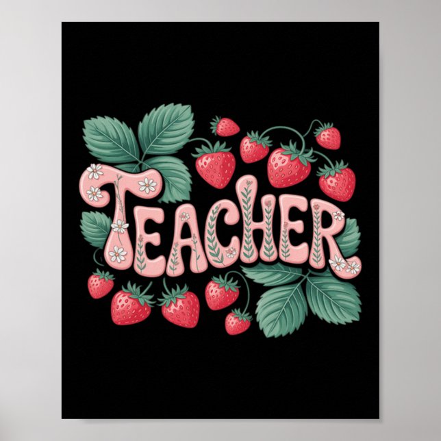 Poster Professor Morango Fofo (Frente)