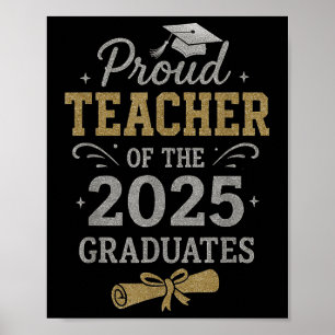 Poster Professor Orgulhoso Da Graduação Do Mais velho 202