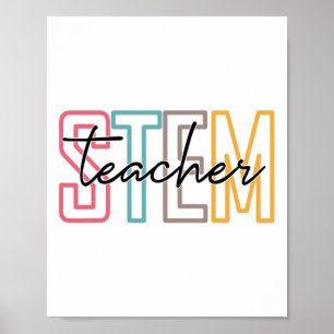 Poster Professor Pjmk Stem Ciências Tecnologia Professor