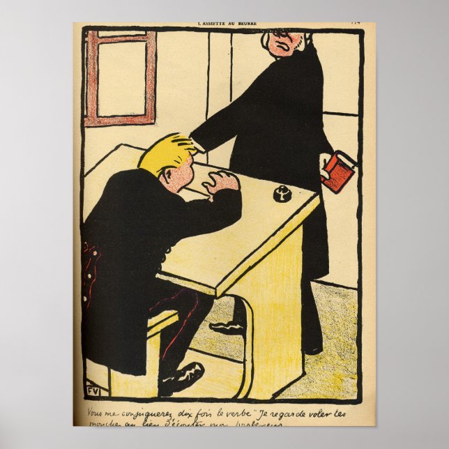 Pôster Professor reclama seu aluno de Crimes (Frente)