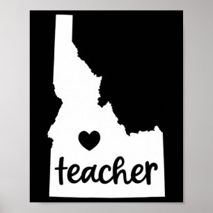 Poster Professor Red Para Educação Pública Ed Idaho 7