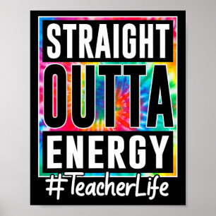 Poster Professor Reto da Energia Vida de Professor Divert
