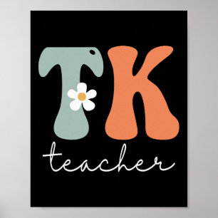 Poster Professor Tk Retro Groovy Vintage Feliz Primeiro D