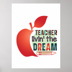 Poster Professor Vivendo O Sonho