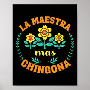 Poster Professora Bilíngue De Volta à Escola Professora d