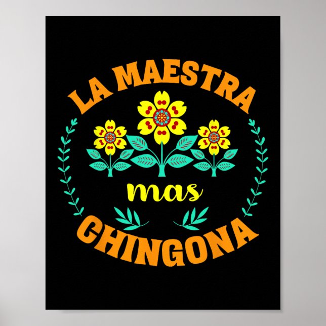 Poster Professora Bilíngue De Volta à Escola Professora d (Frente)