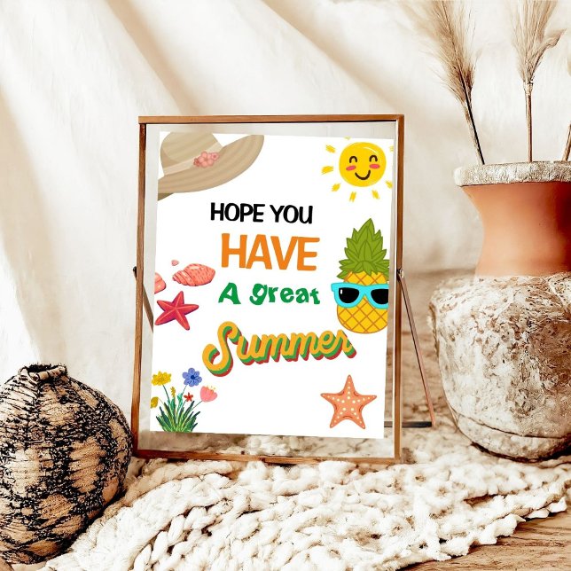 Poster Professora de Apreciação Sunshine Obrigado (Criador carregado)