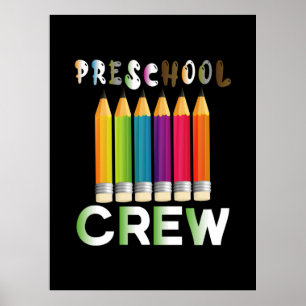 Poster Professora de Arte Pré-Escolar