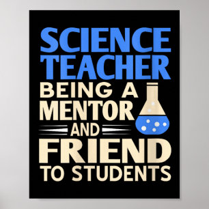 Poster Professora De Ciência Das Mulheres Mentor E Amiga 