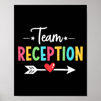 Poster Professora De Ensino De Recepção De Equipe De Volt