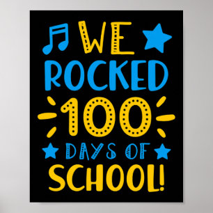 Poster Professora De Música - Feliz 100º Dia Da Escola Qu
