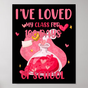 Poster Professora do 100º Dia que Amo meu Cl por 100 dias