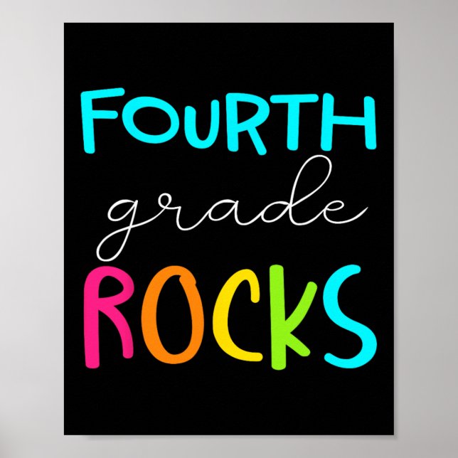 Poster Professora do 4º ano da Equipe de Rochas (Frente)