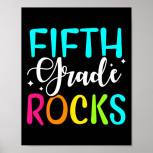 Poster Professora do 5 da Equipe Rocks do 5º ano