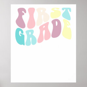 Poster professora do primeiro ano escolar