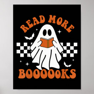 Poster Professora Engraçada do Halloween Livros Engraçado