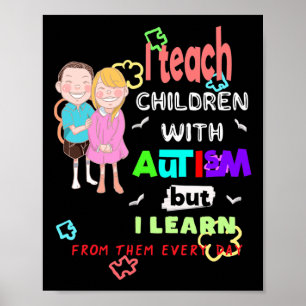 Poster Professora Especial Ed Sped Ensina Awarenes Legal