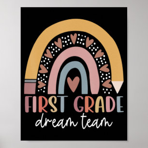 Poster Professores Da Equipe De Sonhos De Primeira Classe