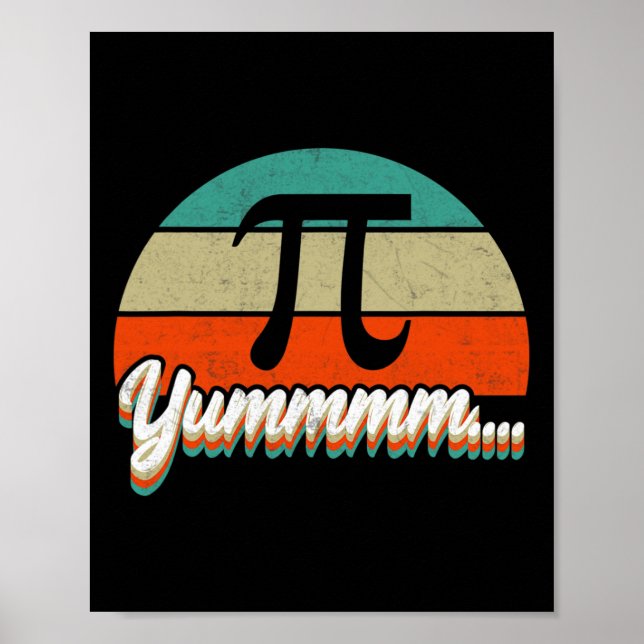 Poster Professores De Matemática Pi Day Símbolo Engraçado (Frente)