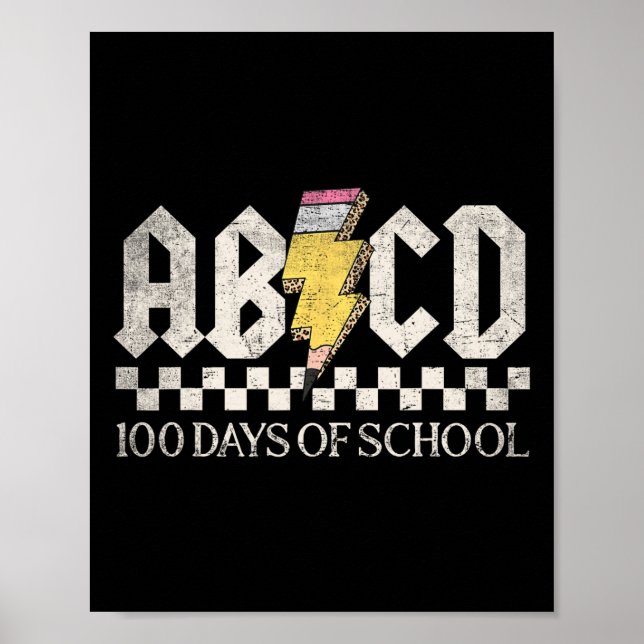 Poster Professores De Raparigas Balançam 100 Dias De Esco (Frente)