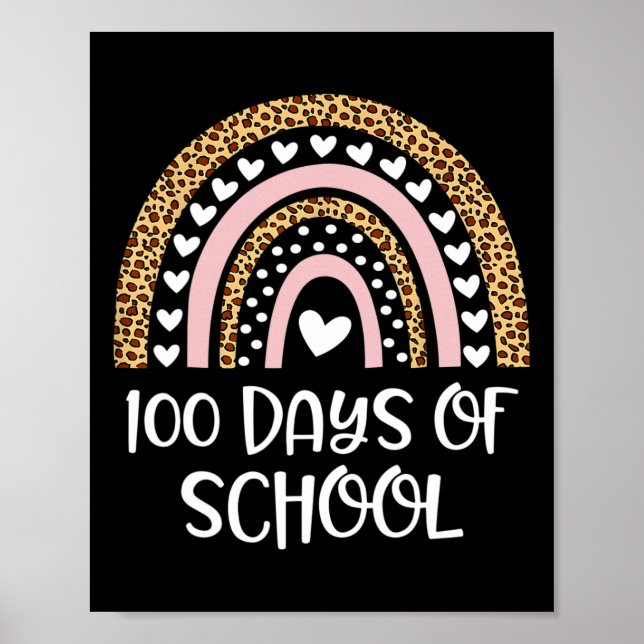 Poster Professores Do Dia 100 Dias Mais Inteligentes Do A (Frente)