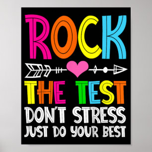 Poster Professores do Dia de Teste do Professor no Dia de