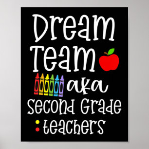 Poster Professores do time de sonho do 2º ano na escola