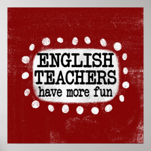 Poster Professores Ingleses Divertem-se mais com a Arte d